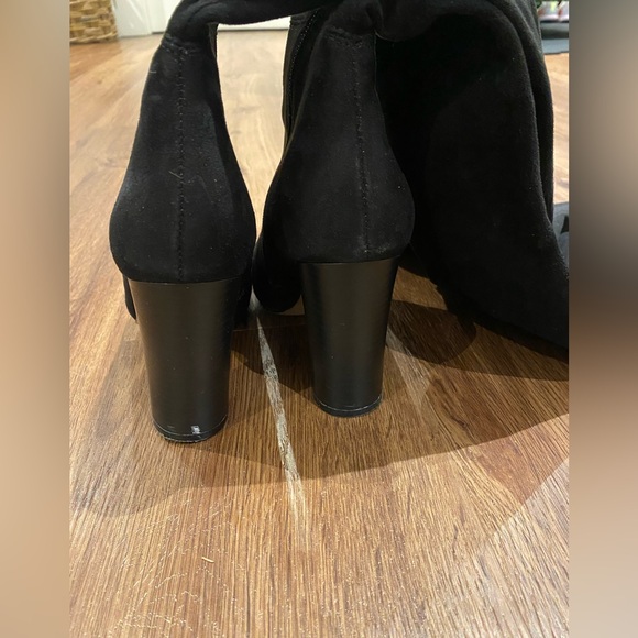 Black Over-the-Knee Block Heel Boots (Aldo) - Picture 5 of 8